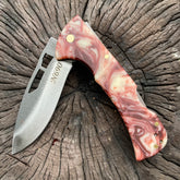 Navaja plegable de acero N690 con clip